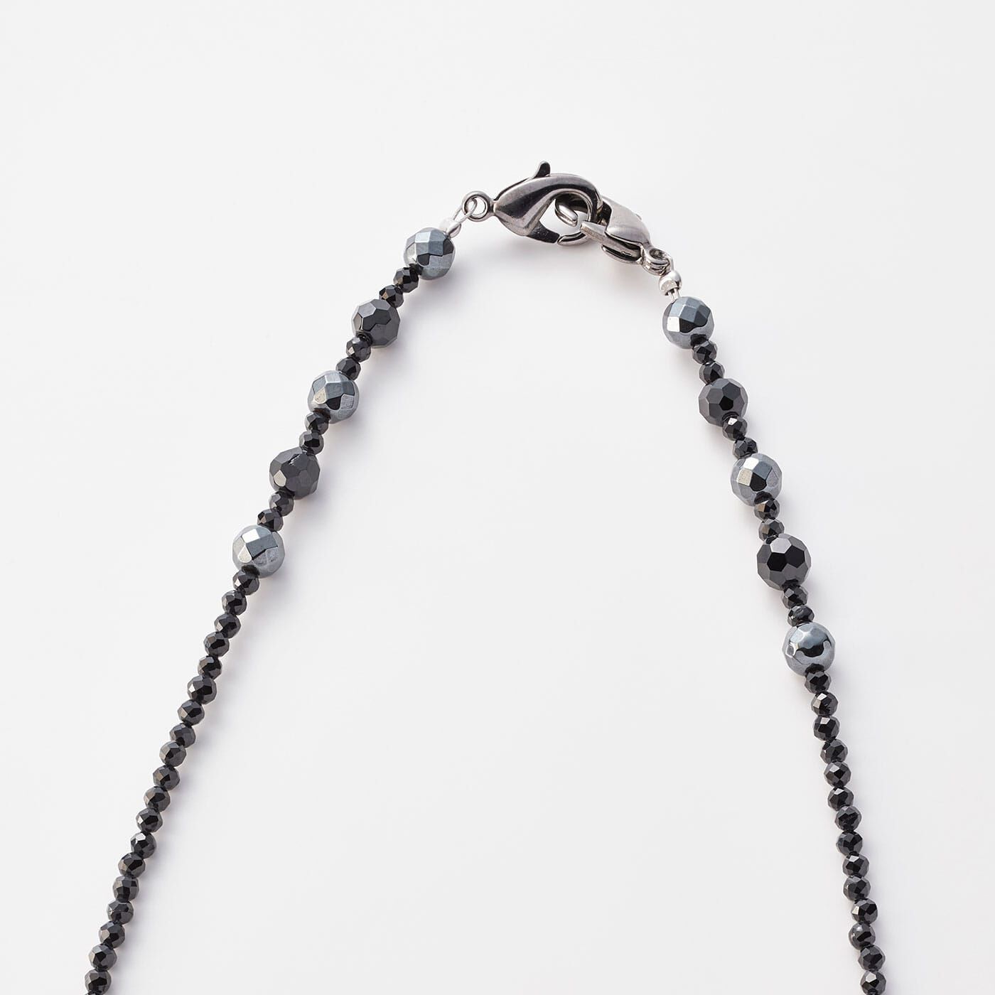 FelissimoLX|LX　天然石グラス＆マスクコード（黒）|カニカン同士をつなげばネックレスとして使えます。軽量がうれしい。
