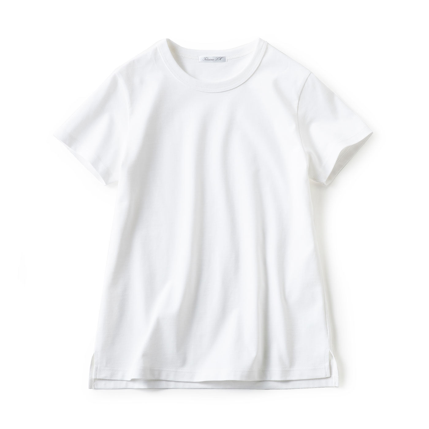 FelissimoLX|LX　大人の今が輝く　理想のTシャツ PARTⅡ（ホワイト）|コンパクトに見せながら身体のラインを拾わない絶妙な形とサイズ感で美しいシルエットに仕上げています。