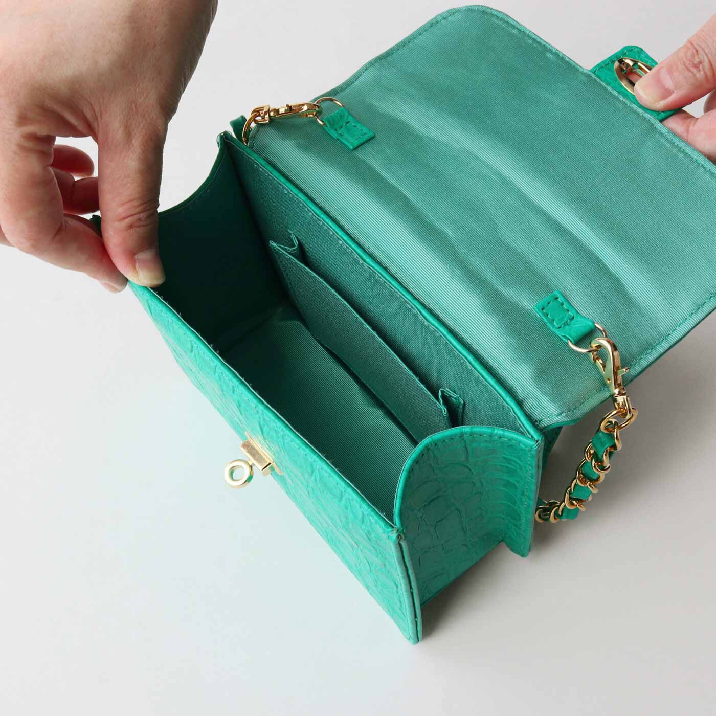 プランナーMOEが欲しかった 職人本革のキャラメルバッグ〈エメラルド