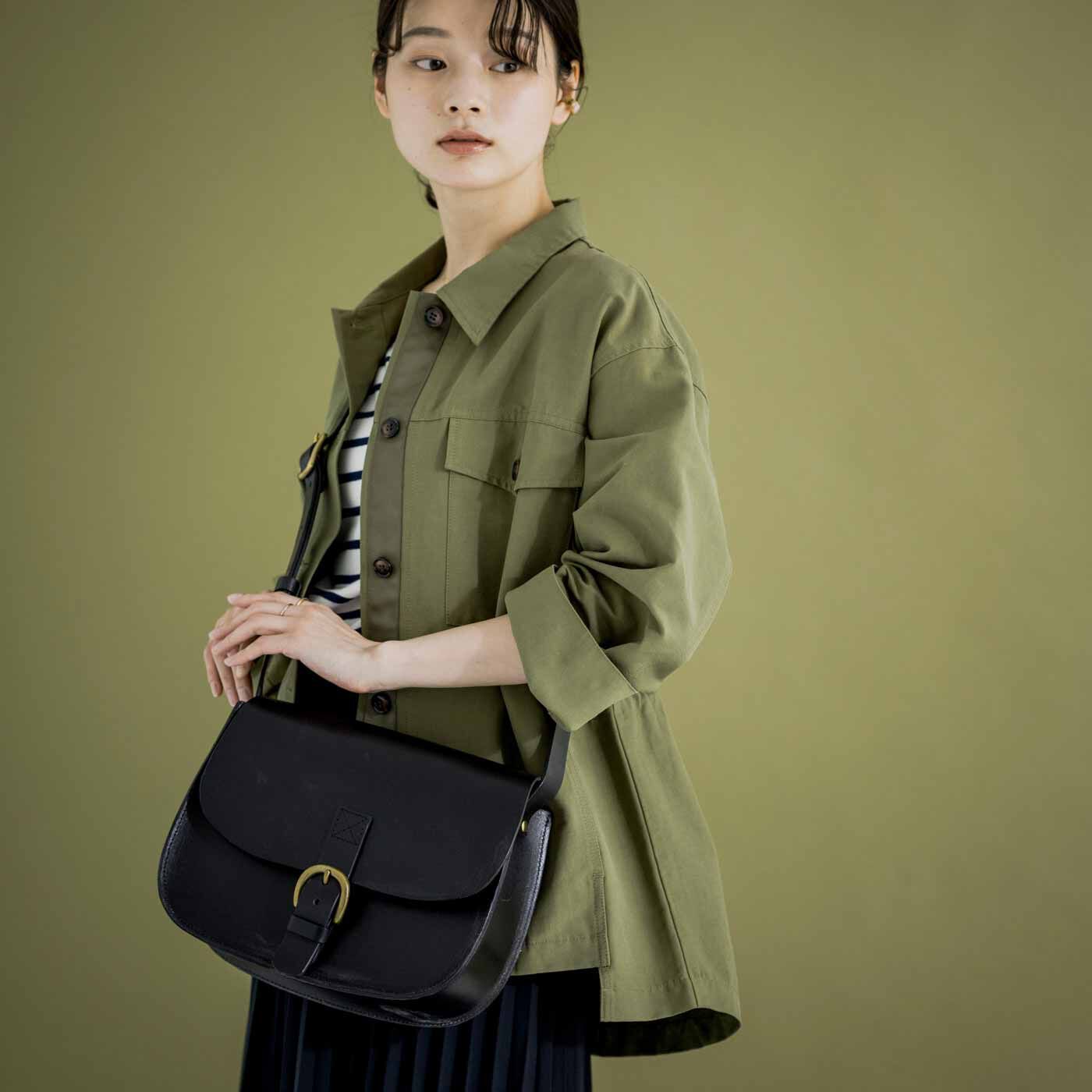 福岡の鞄作家と作った 職人本革のフォートバッグ〈ブラック 福岡の鞄作家と作った 職人本革のフォートバッグ〈ブラック