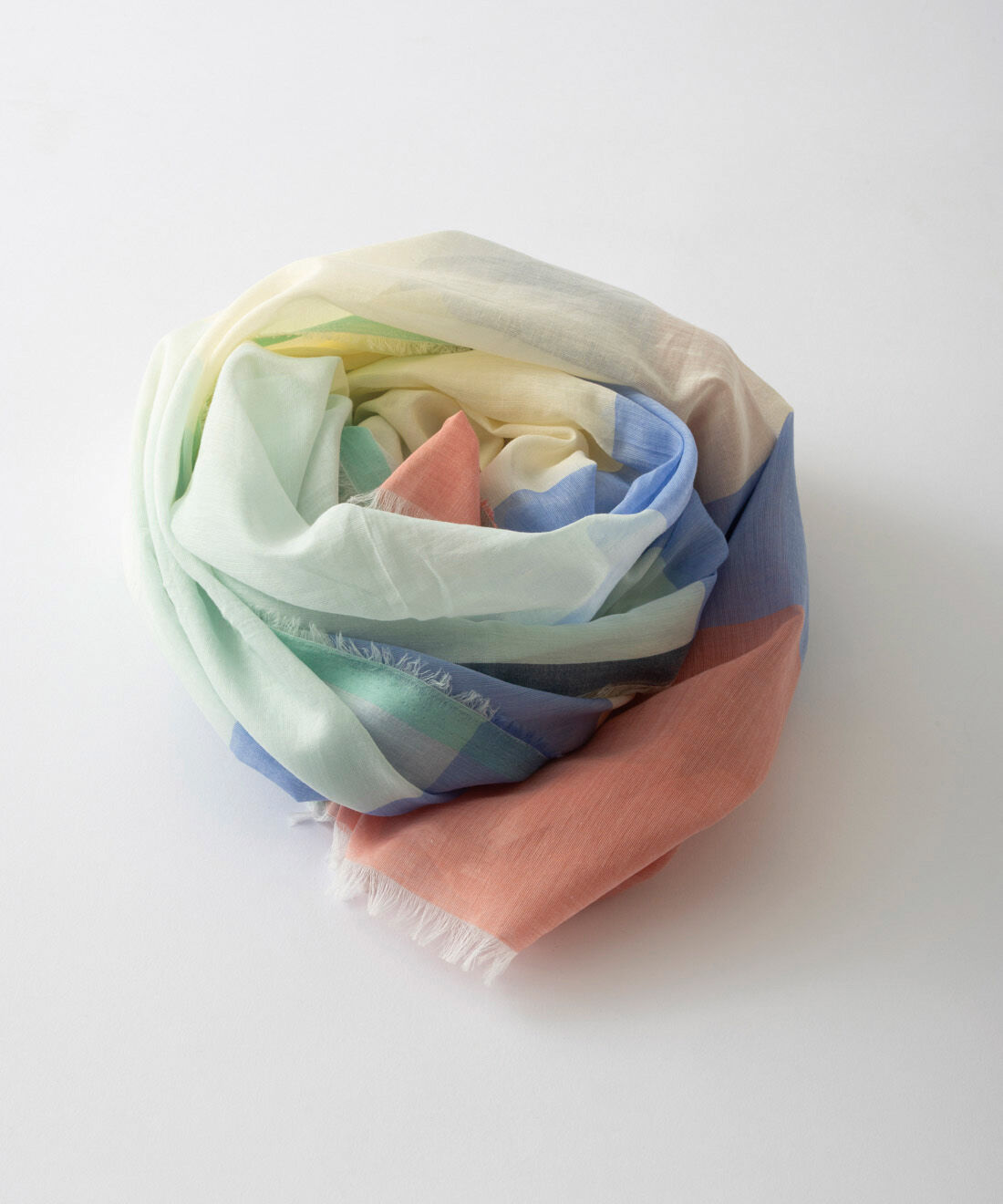 ＆Stories|テキスタイルデザイナーと作った 播州織のそよ風みたいなストール〈ヨットハーバー〉[日本製]