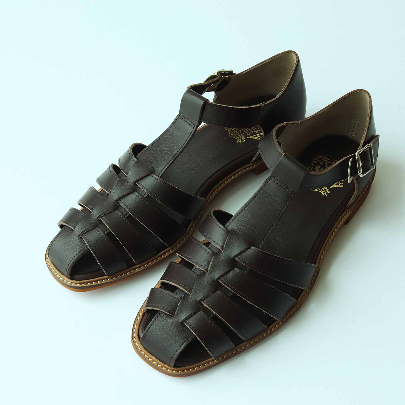 ＆Stories|靴デザイナーの理想で仕上げた 職人本革のフィッシャーマンシューズ〈ブラウン〉|サイズも10サイズ展開で21.5〜26cmと充実しています。