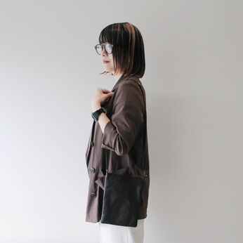 日本職人プロジェクト（Pre-order） | 職人本革ポシェットルビーレッド色