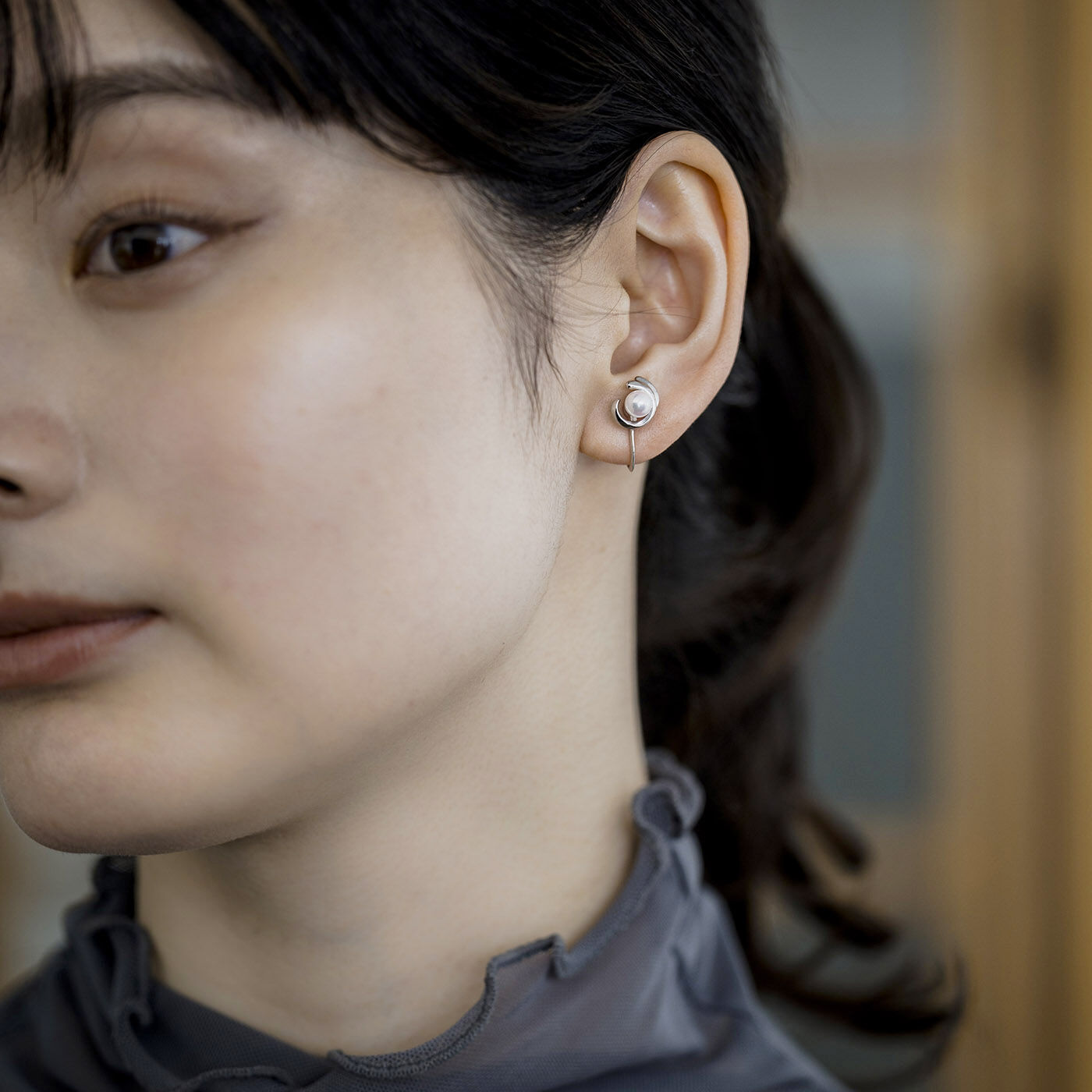 ＆Stories|神戸の老舗真珠メーカーが手掛けた パールの耳飾り〈アコヤ真珠・シルバー925〉