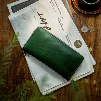 ＆Stories | 福岡の鞄作家カフェウォレット　イタリアングリーン