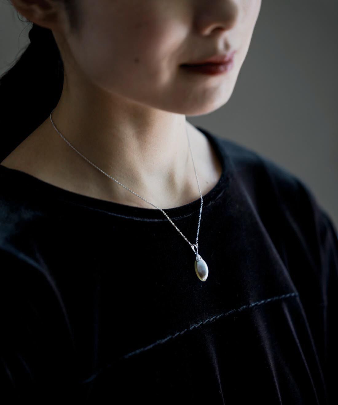 ＆Stories|神戸の老舗真珠メーカーと作った マーキスパールの貴婦人ネックレス〈シルバー925〉[日本製]