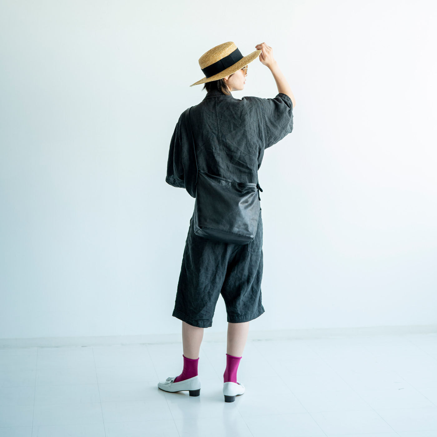 ＆Stories|福岡の鞄作家と作った 職人本革のエトランドルバッグ〈ブラック〉