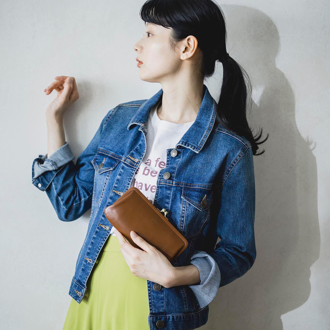 ＆Stories|大阪の財布専門工場が作った 職人本革の革巻きがま口長財布〈レッドブラウン〉 [本革 財布：日本製]