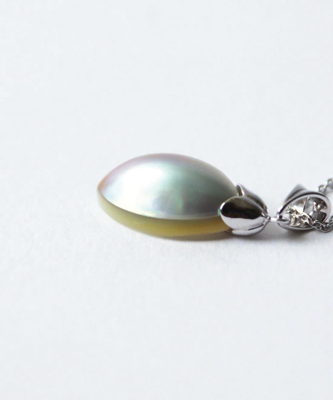 ＆Stories|神戸の老舗真珠メーカーと作った マーキスパールの貴婦人ネックレス〈シルバー925〉[日本製]