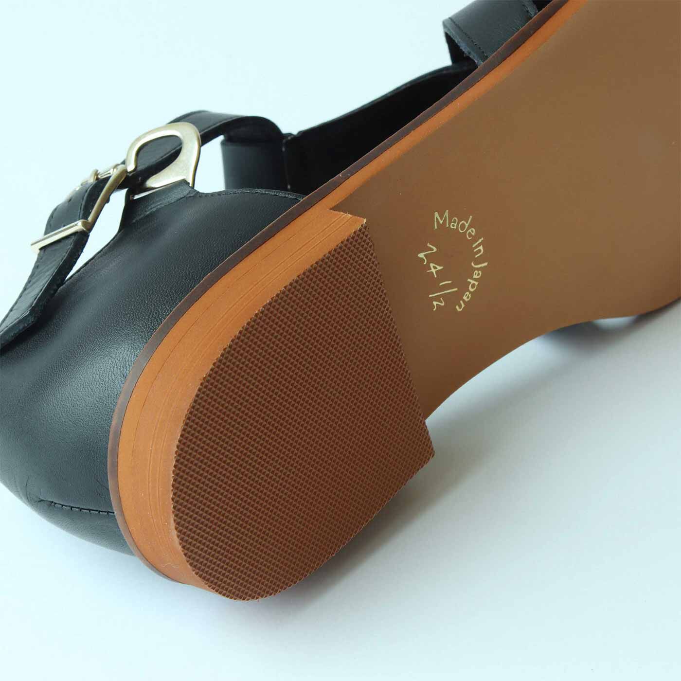 ＆Stories|靴デザイナーの理想で仕上げた 職人本革のフィッシャーマンシューズ〈ブラック〉|歩きやすい1.5cmヒール。