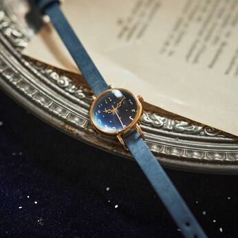 ＆Stories | 金沢職人月と星々に見惚れる腕時計　オールドブルー