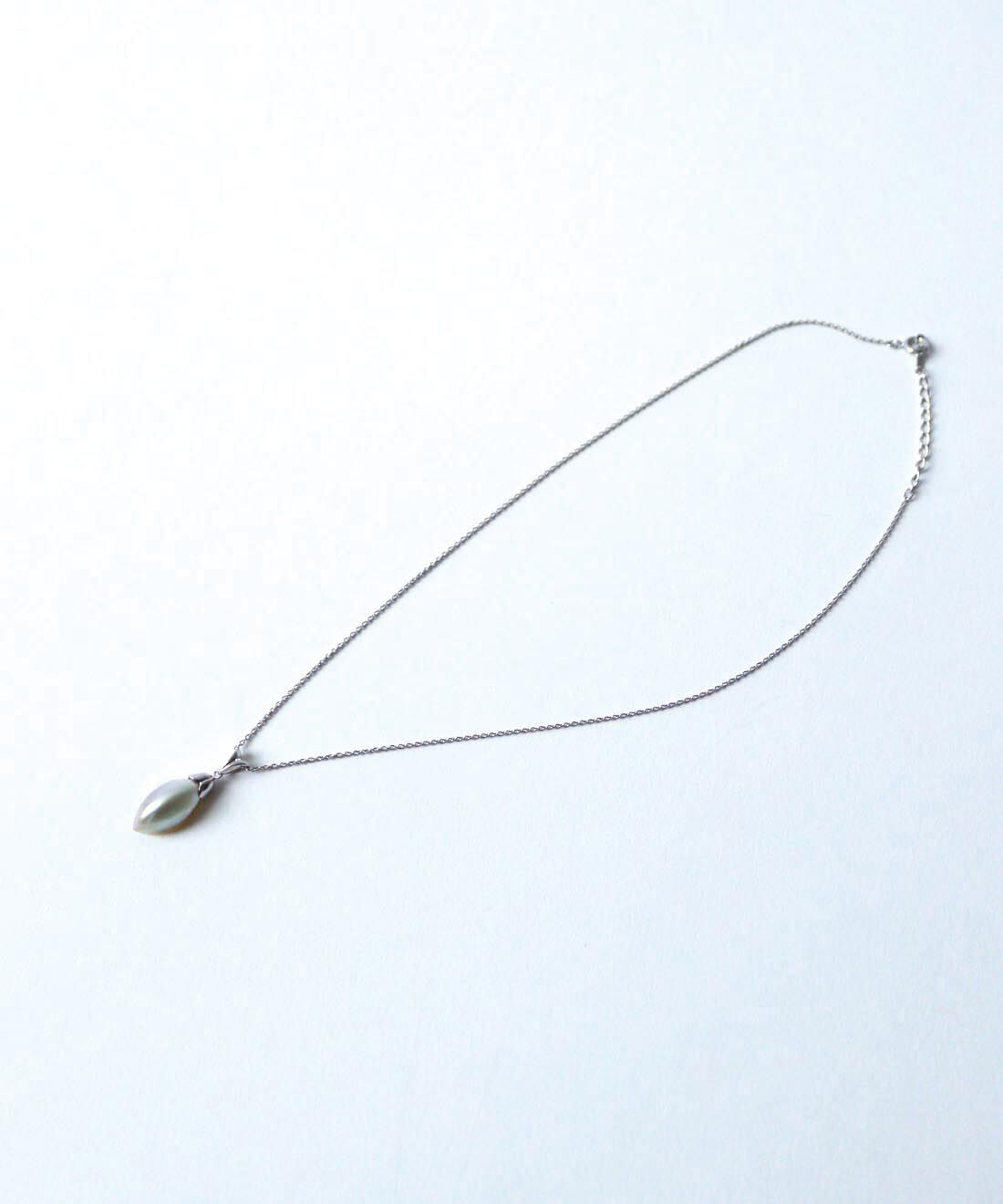 ＆Stories|神戸の老舗真珠メーカーと作った マーキスパールの貴婦人ネックレス〈シルバー925〉[日本製]