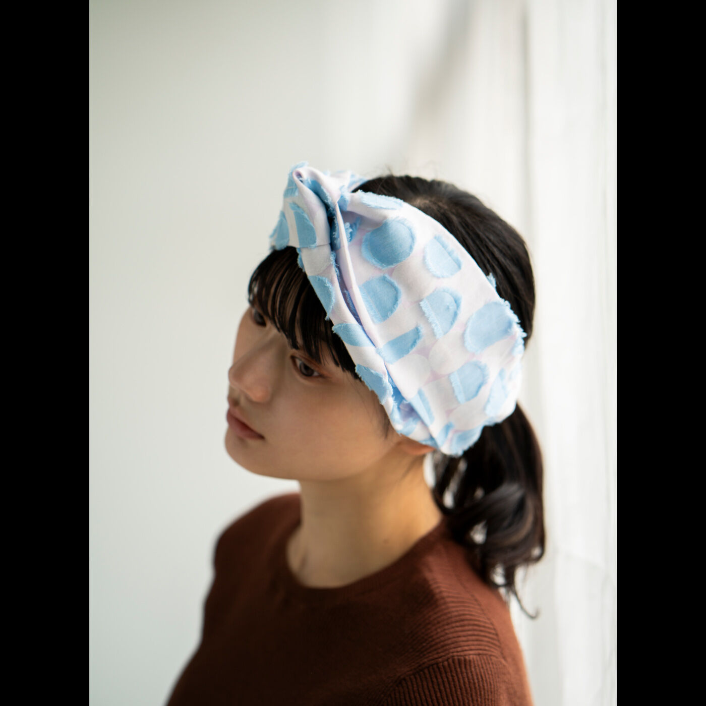 ＆Stories|テキスタイルデザイナーと作った　播州ジャカード織のヘアターバン