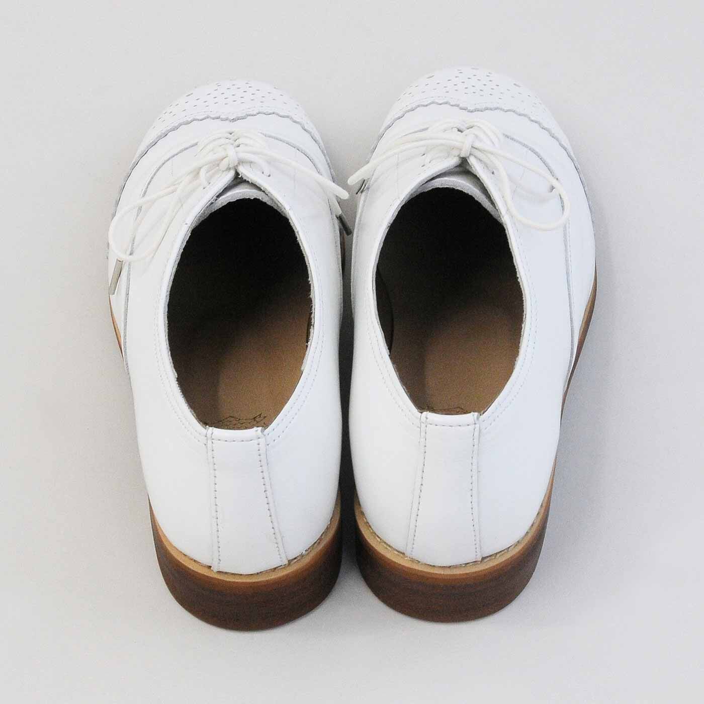 ＆Stories|長田靴職人が叶えた 本革ハーフウィングチップ〈ネージュ〉[本革 靴：日本製]
