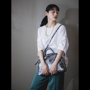 日本職人プロジェクト（Pre-order） | 職人本革エチューデントバッグ〈流星色〉