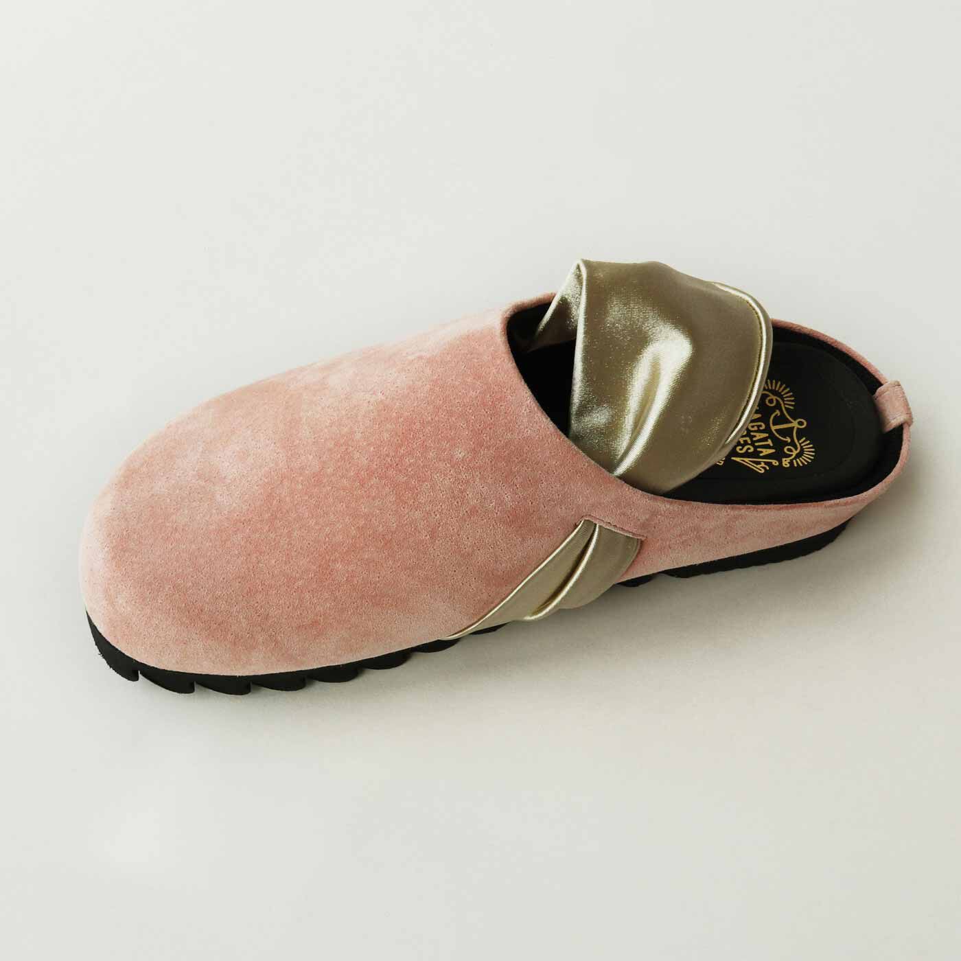 ＆Stories|長田の靴職人が作った 職人本革のパニーニサボシューズ〈ストロベリー〉