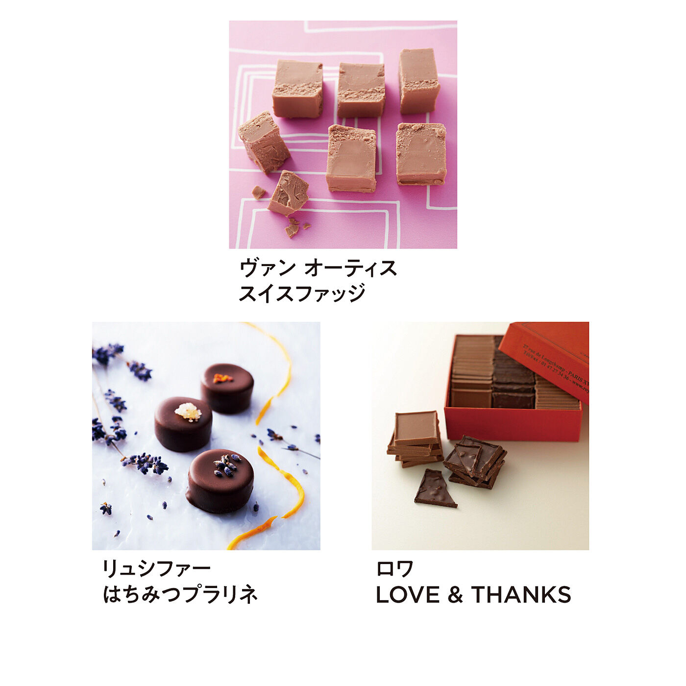 幸福のチョコレート|幸福のチョコレート講座　試食チョコセット（９粒入り）〈人気定番コース〉|※商品の色や形が変更になる場合があります。