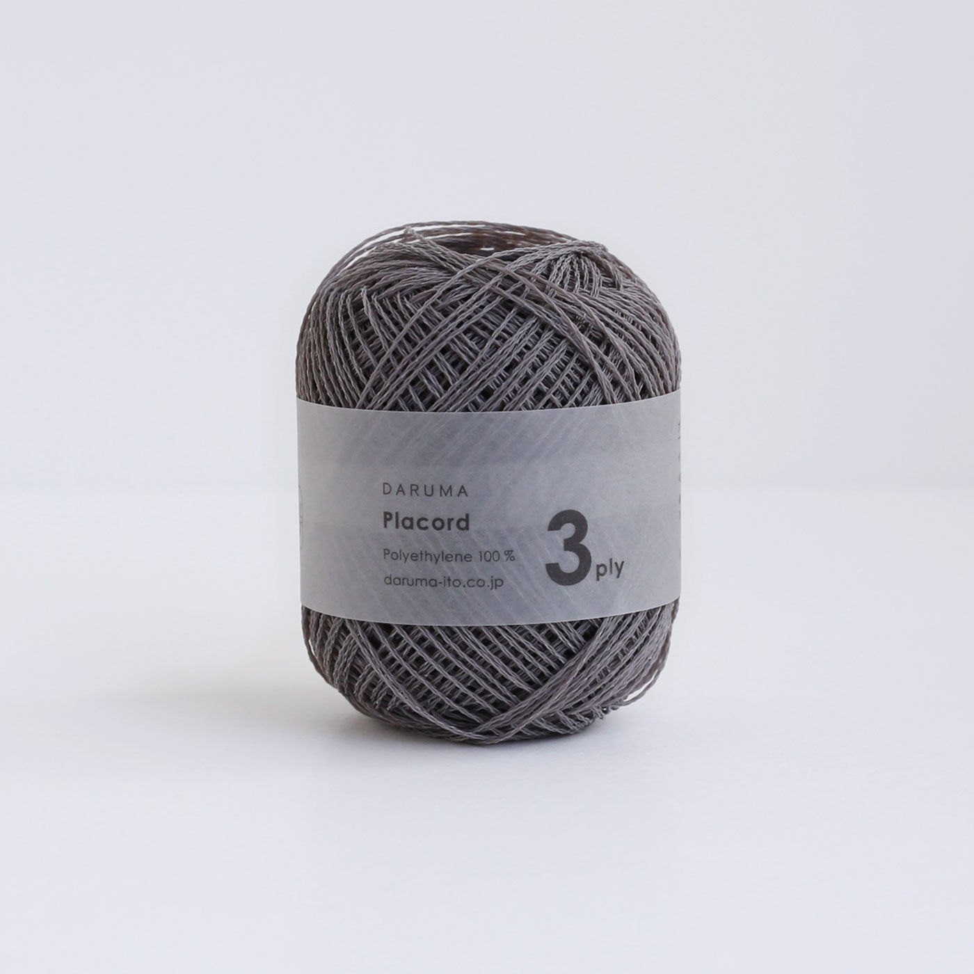 Couturier special|透かし編みバッグが編める　鮮やかプラコードの糸とミニブック「ＰａｔｔｅｒｎｓＮｏｔｅ」|4.ダークグレー[[BR]]