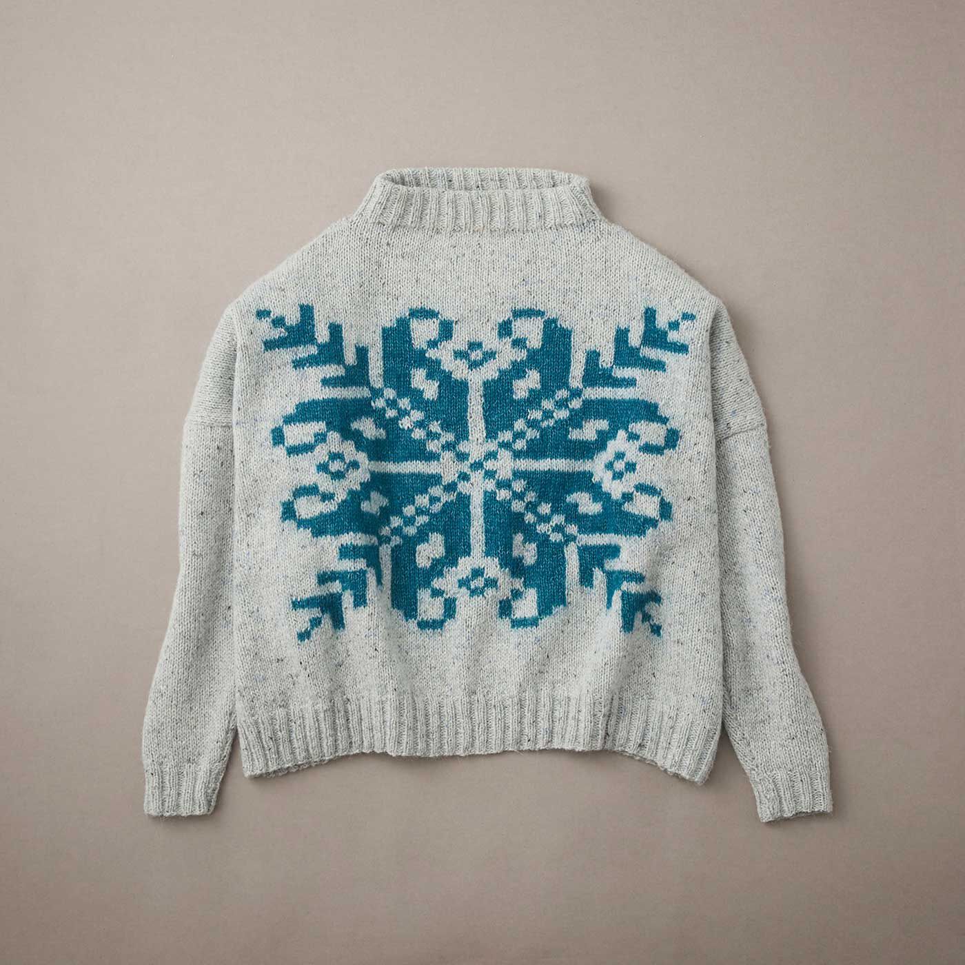 Couturier special|ＲＯＷＡＮ　アルネ＆カルロスデザイン　エイトスターの棒針編みクロップドセーター