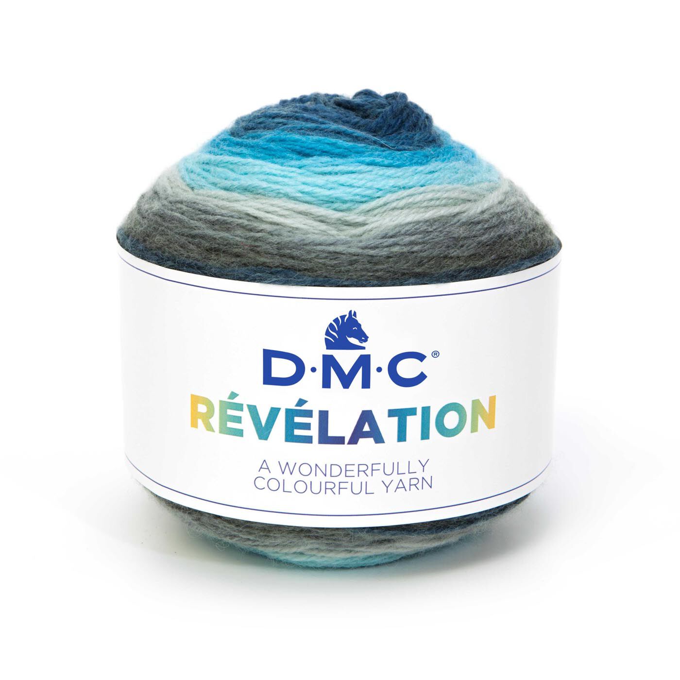 Couturier special|色の変化が楽しい　マルチカラー毛糸　REVELATION（レベレーション）ストールのレシピ付き|4.ブルー