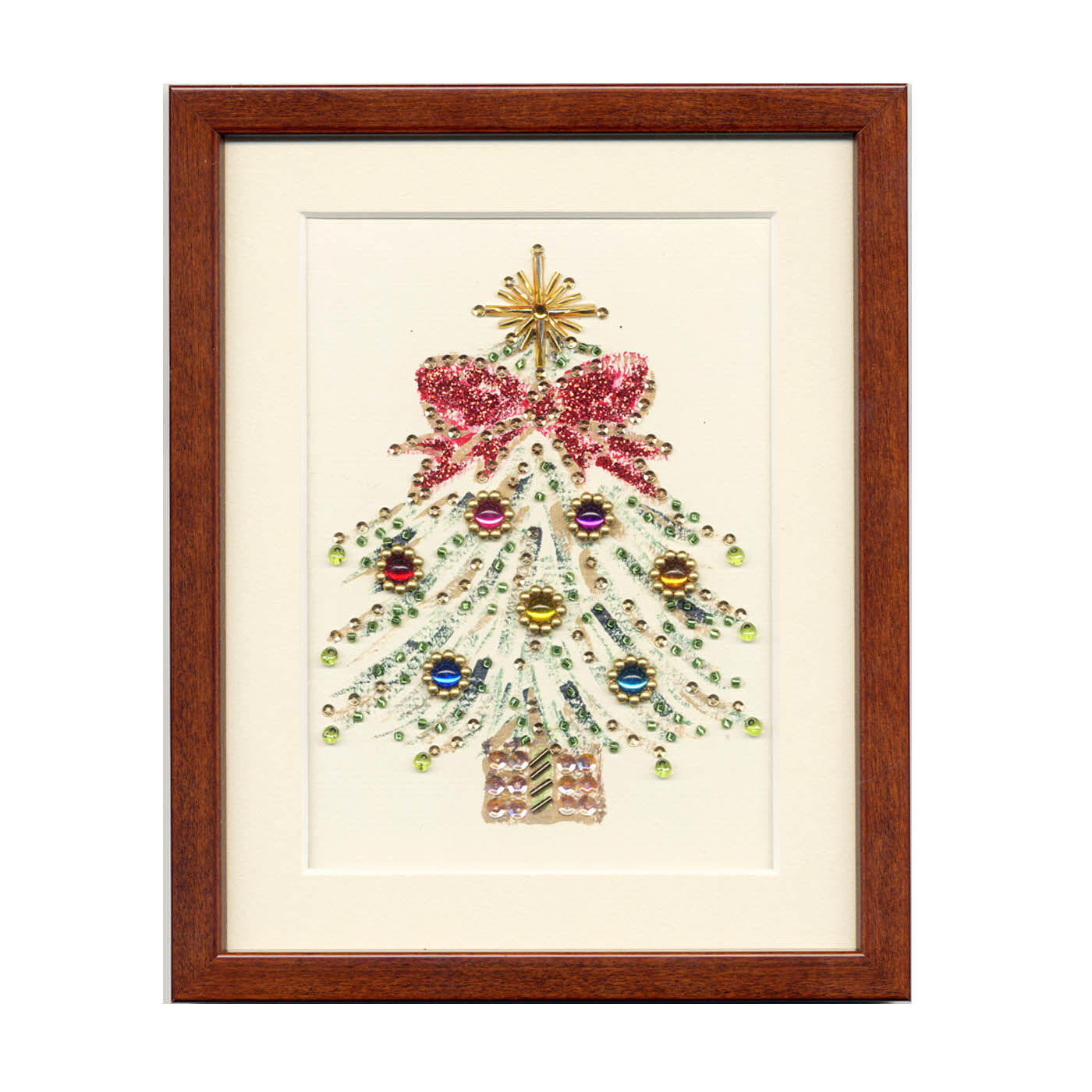 Couturier special|ビーズデコール　クリスマスデザインフレームセット|1.ツリー