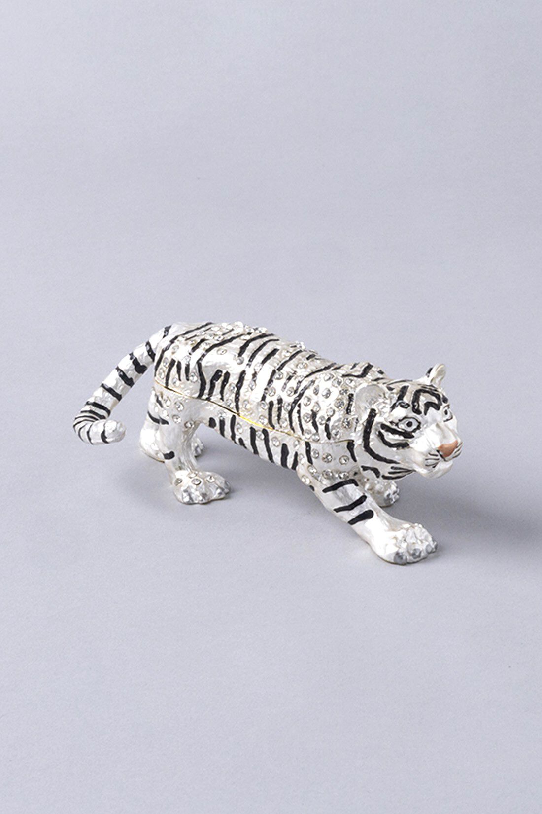 SeeMONO[シーモノ］|エナメルの絵付けがレトロな小さなジュエリーボックスの会|TIGER：全長約10.5cm