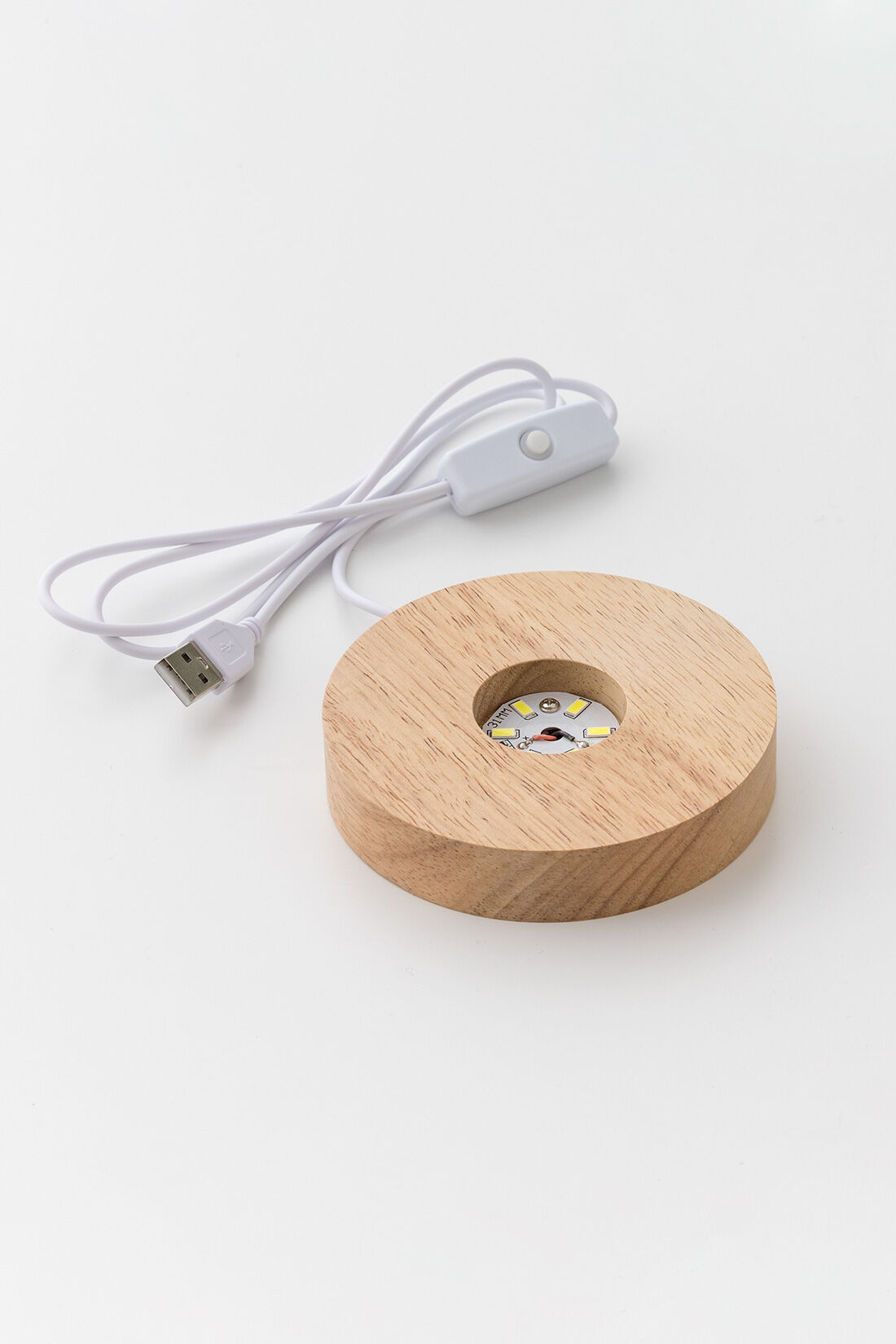 SeeMONO|お気に入りをライトアップしてくれる木製LEDスタンド〈大〉|●1回のお届けセットです。