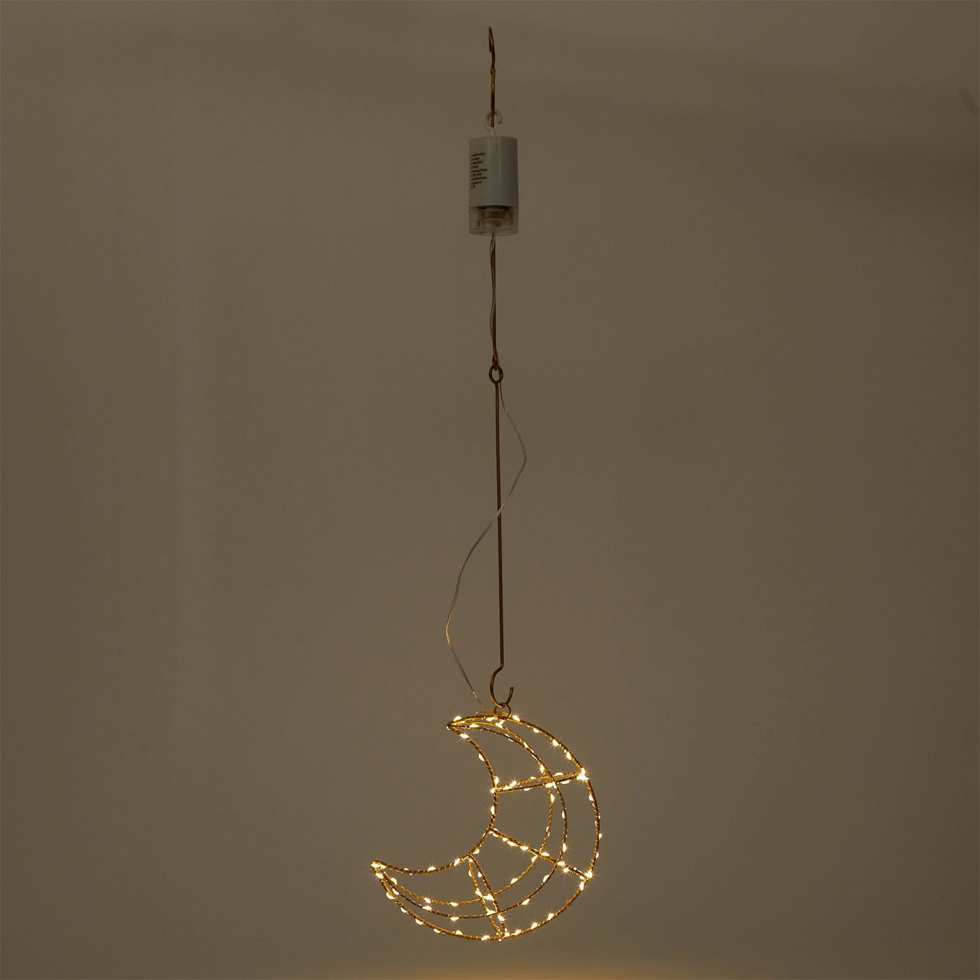 SeeMONO|お部屋を光でデコレーション　吊るして飾るワイヤーワークのＬＥＤライト〈ＭＯＯＮ〉|８パターンの点灯・点滅をお楽しみいただけます。