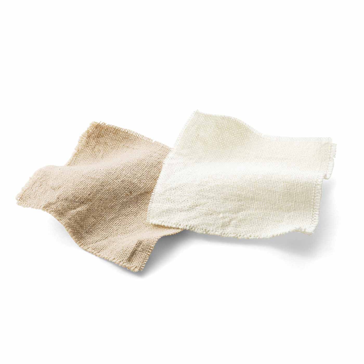 SeeMONO|心地よいおうち時間 綿麻素材のHYGGEエプロン〈WHITE〉|長く愛用して味わいを深めたい綿麻素材。