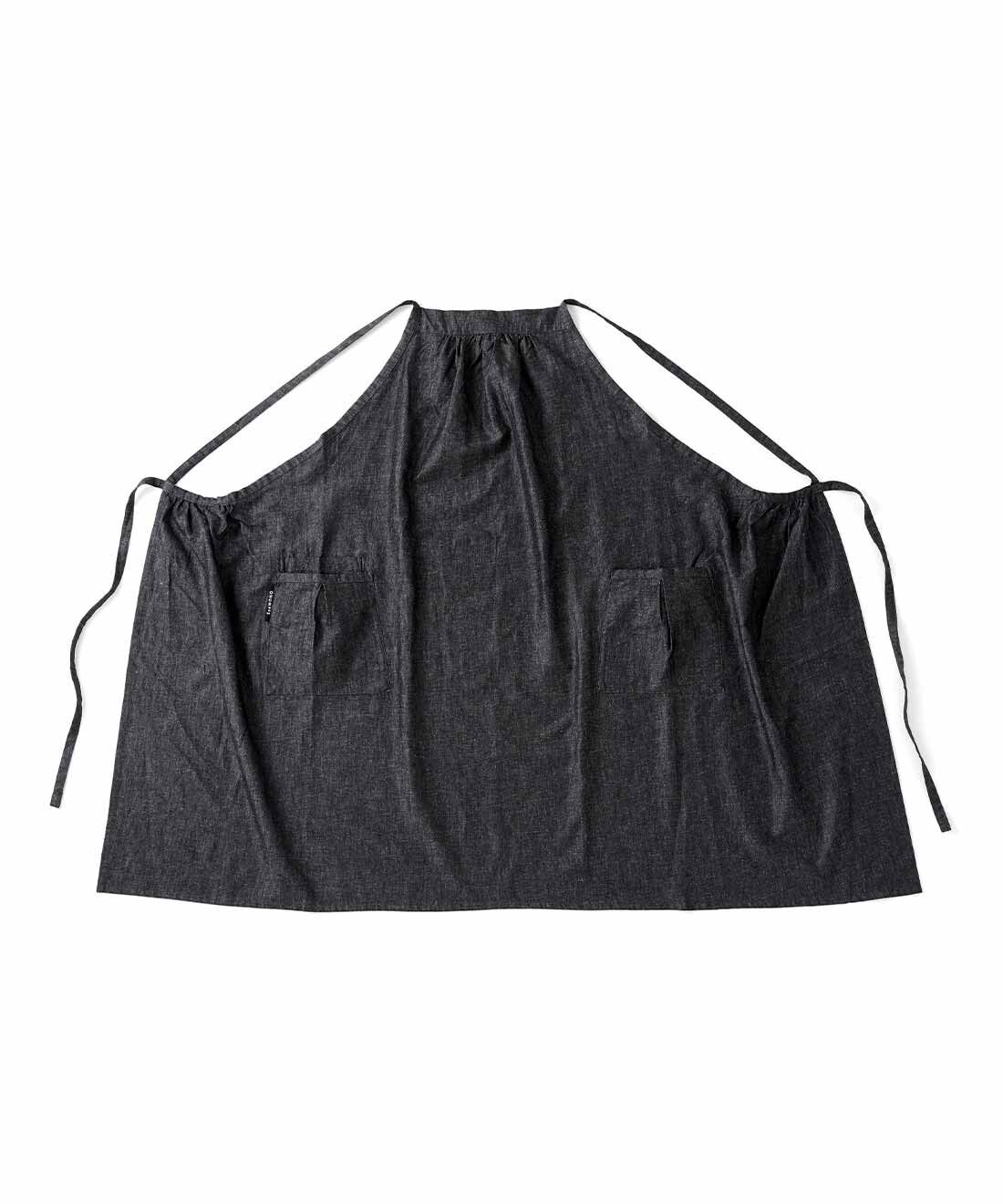 SeeMONO|そのままお買い物に行きたくなる 綿麻デニムのふんわりエプロン