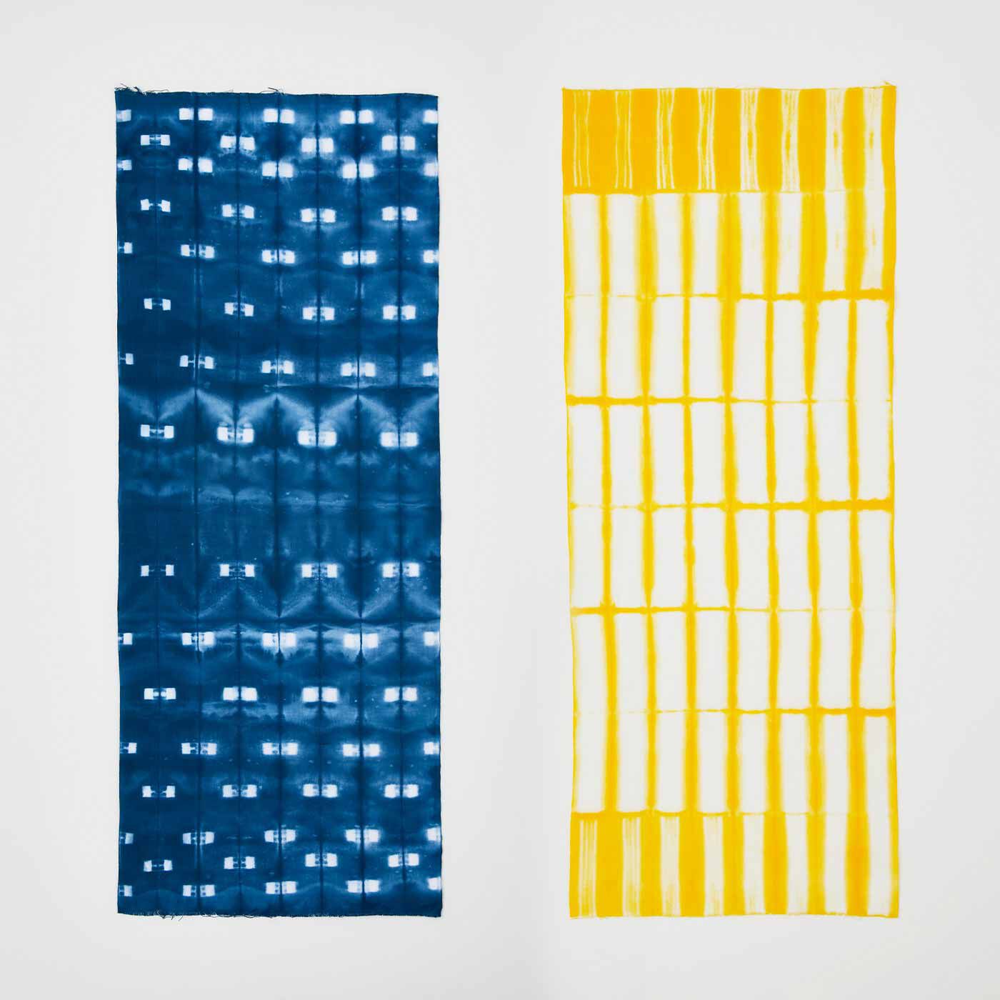 SeeMONO|一期一会の仕上がり アレンジも楽しい 手ぬぐい手染めキットの会|ちょうちょ NAVY/YELLOW