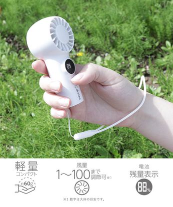 FELISSIMO PARTNERS | 小さくて軽い ドリテック てのひらサイズ ハンディファン