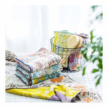 FELISSIMO PARTNERS | 日常を彩る お花フェイスタオル 2枚セットの会（6回予約）