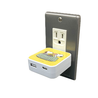 FELISSIMO PARTNERS | ピーナッツ USB／USB Type-C ACアダプタ