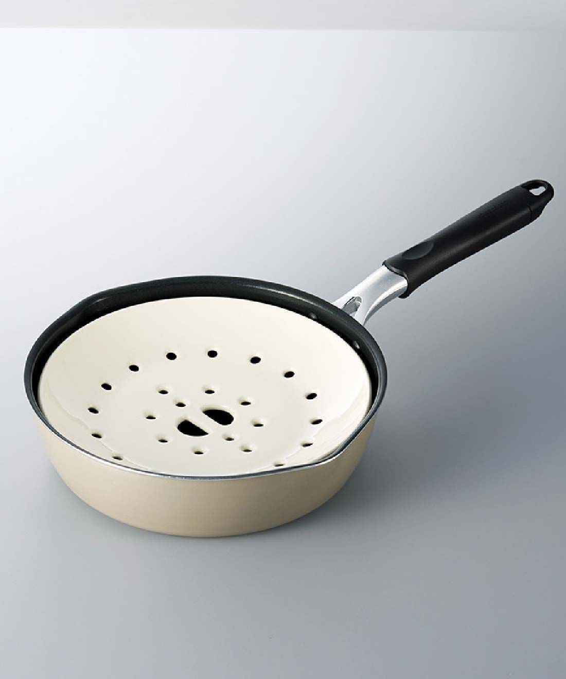 FELISSIMO PARTNERS|フライパンで手軽に蒸し料理　２４ｃｍフライパン用蒸し皿