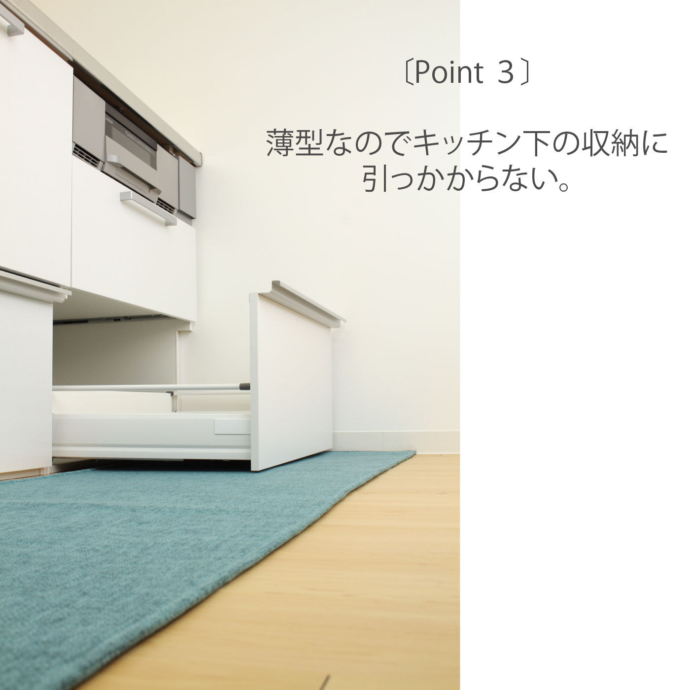 FELISSIMO PARTNERS|撥水加工でお手入れカンタンPallyPally（パリ―　パリ―）キッチンマット 250cm