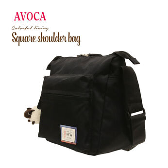 FELISSIMO PARTNERS | シンプルだけどカラフル AVOCA スクエア ショルダーバッグ