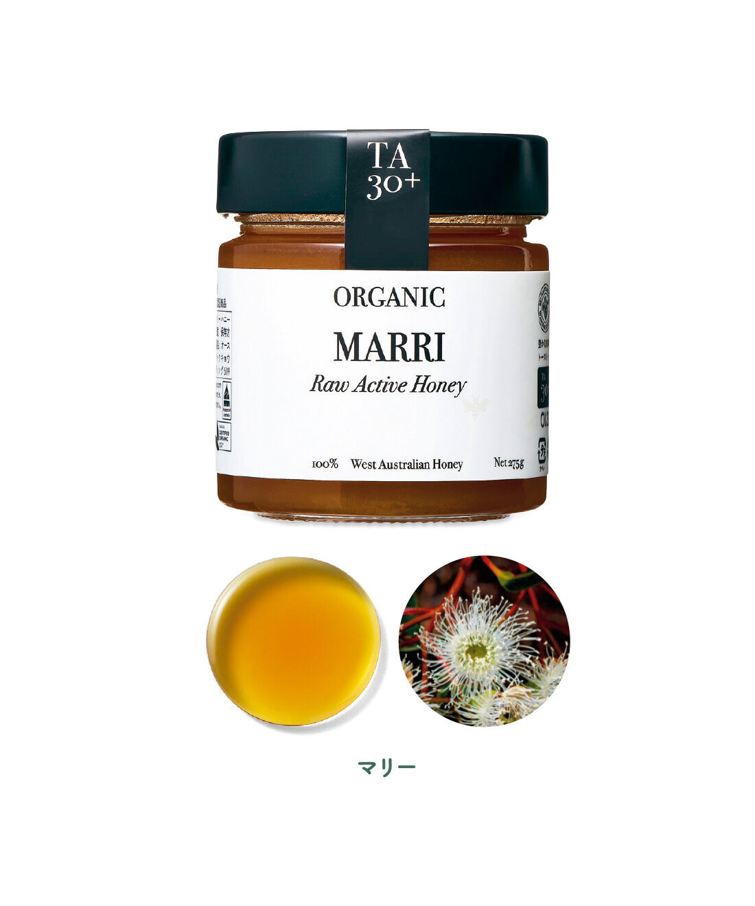 FELISSIMO PARTNERS|オーストラリアの大地が育む 非加熱オーガニック蜂蜜の会（3回予約）|マリーの木の花から採れるはちみつ。キャラメルを思わせる風味豊かなおいしさです。