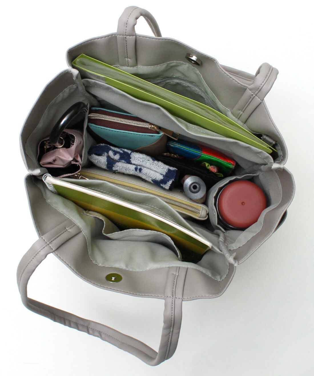 FELISSIMO PARTNERS|充実の仕切りとポケットで収納上手になれるトートバッグ