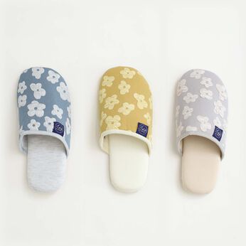 FELISSIMO PARTNERS | 足元華やぐ 花柄 やわらか スリッパ