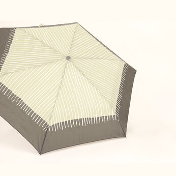 FELISSIMO PARTNERS | 雨でもおしゃれにストライプ折りたたみ雨傘