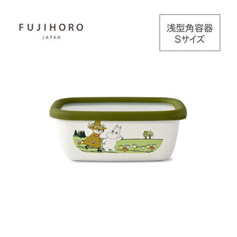 FELISSIMO PARTNERS | ムーミン ホーロー 浅型 角容器 Sサイズ