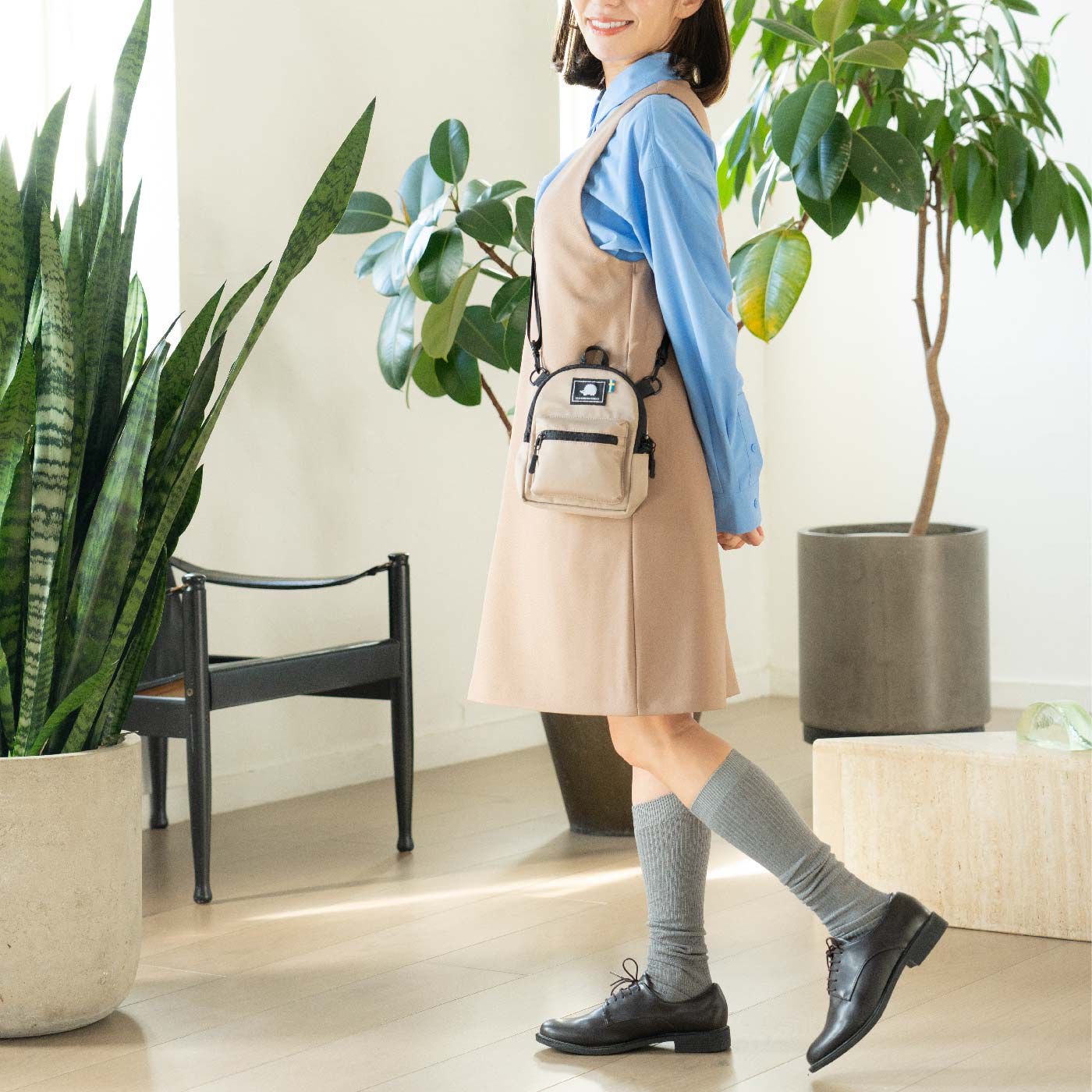 FELISSIMO PARTNERS|スカンジナビアン フォレスト カタチかわいいミニリュックポシェット