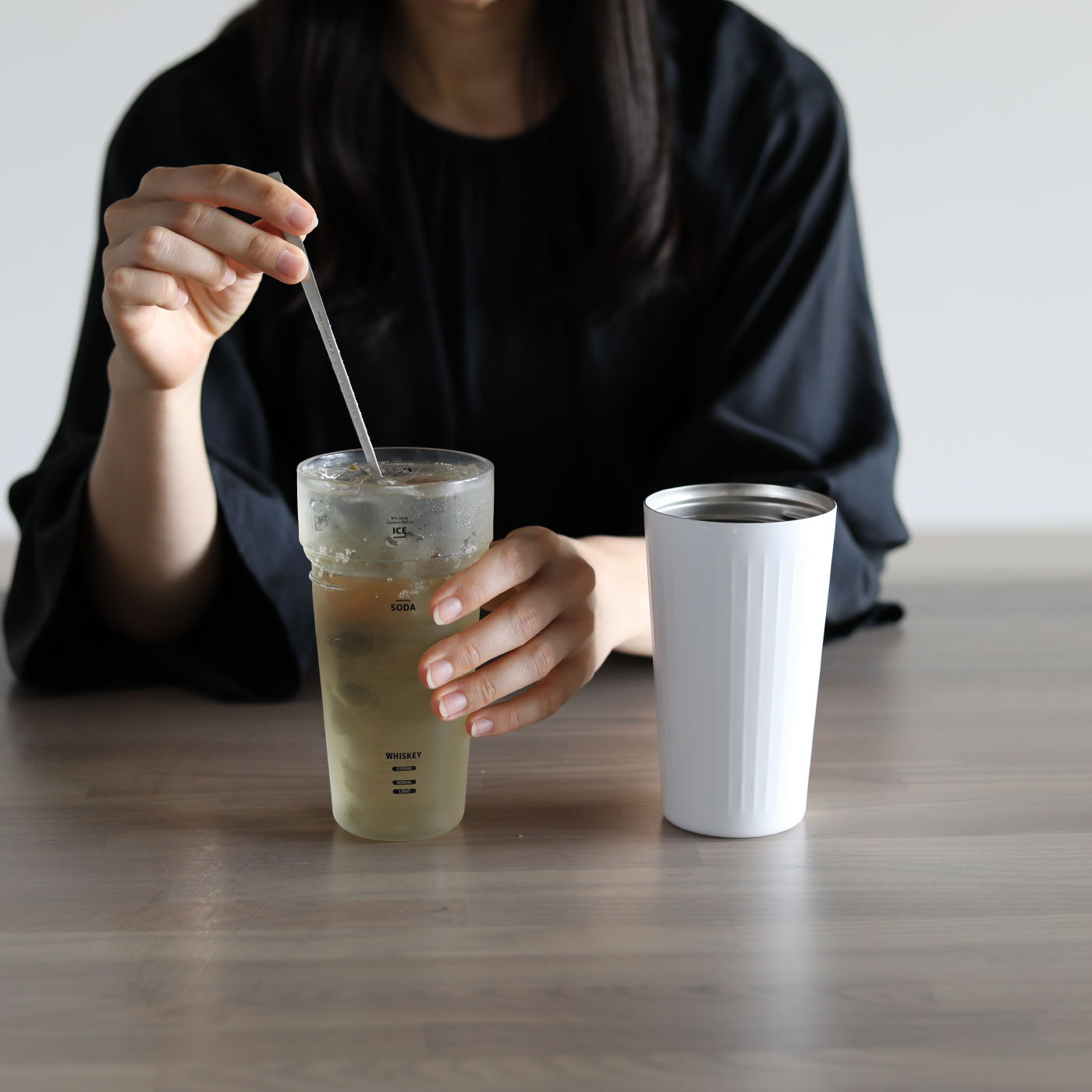 FELISSIMO PARTNERS|至福の時間　いつもおいしい比率で作れる　目盛付き保冷ハイボールタンブラー