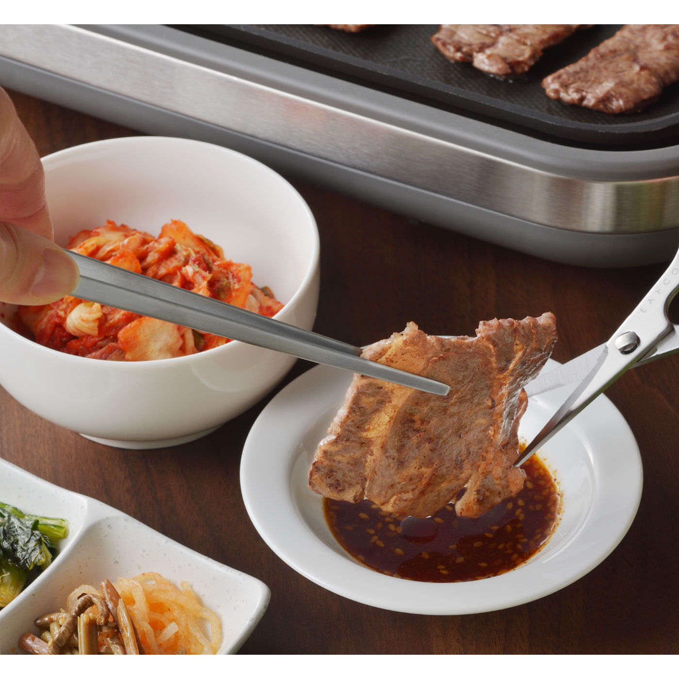 FELISSIMO PARTNERS|調理に、料理の盛りつけに、使いやすいトングタイプの菜ばし　ＥＡトＣＯ　Ｓａｉｂａｓｈｉ〈イイトコ 菜ばし〉