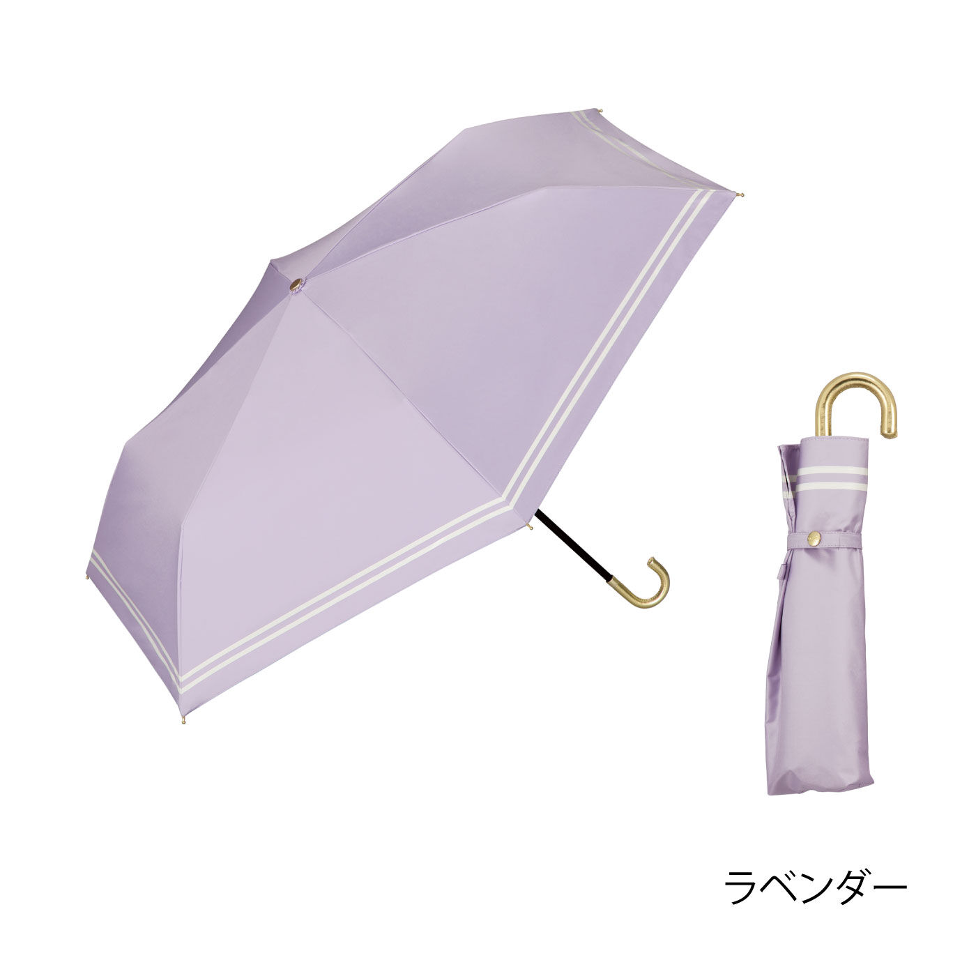 FELISSIMO PARTNERS|Ｗｐｃ.　小さくても頼れる相棒　コンパクト折りたたみ傘遮光セーラー晴雨兼用