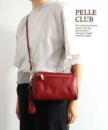 FELISSIMO PARTNERS | PELLECLUB  牛革 ショルダーバッグ