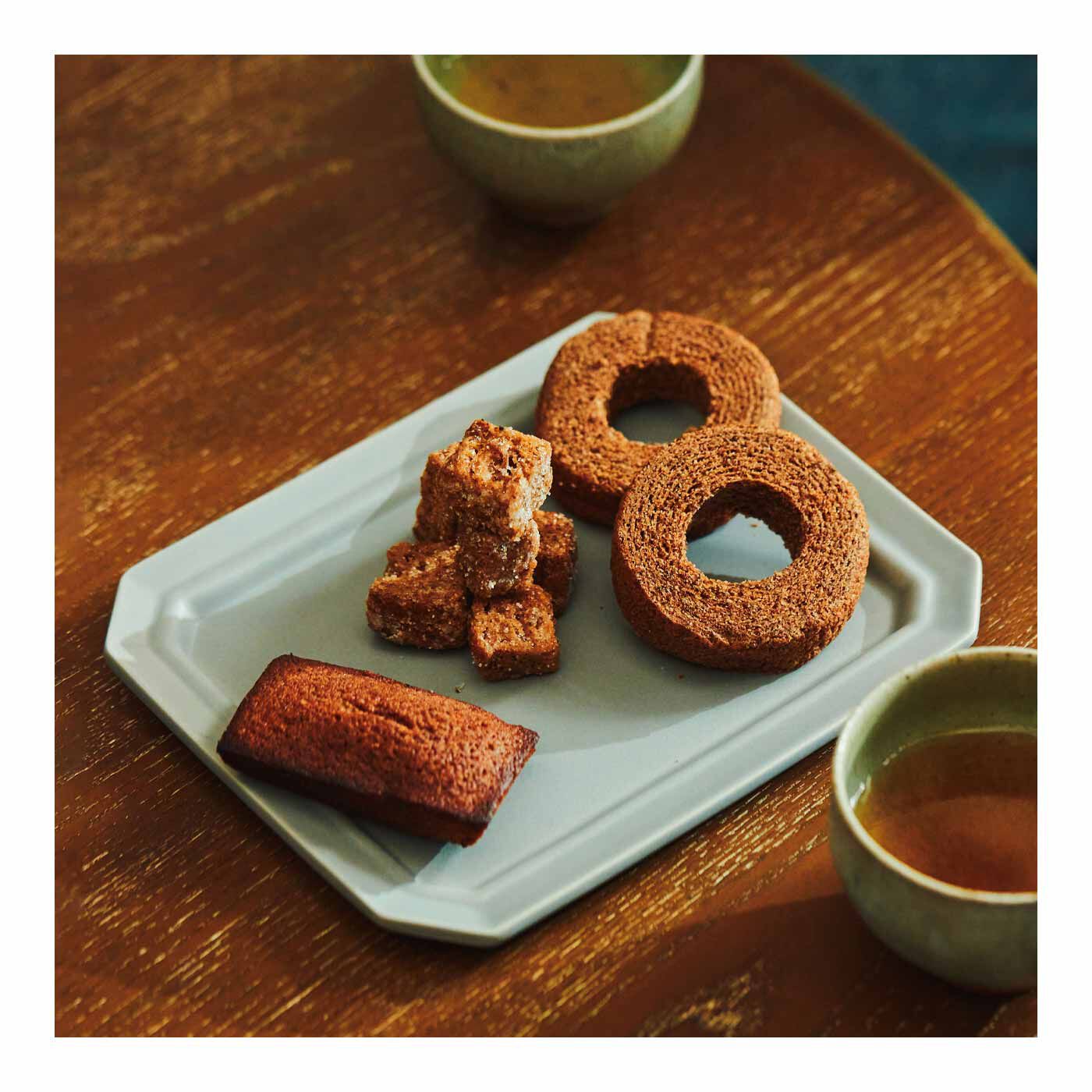 FELISSIMO PARTNERS|GOOD CACAO（グッド カカオ） 日本茶に合う 焼き菓子2缶セットの会（6回予約）|アップサイクル素材で、すっきりやさしい甘さ。
