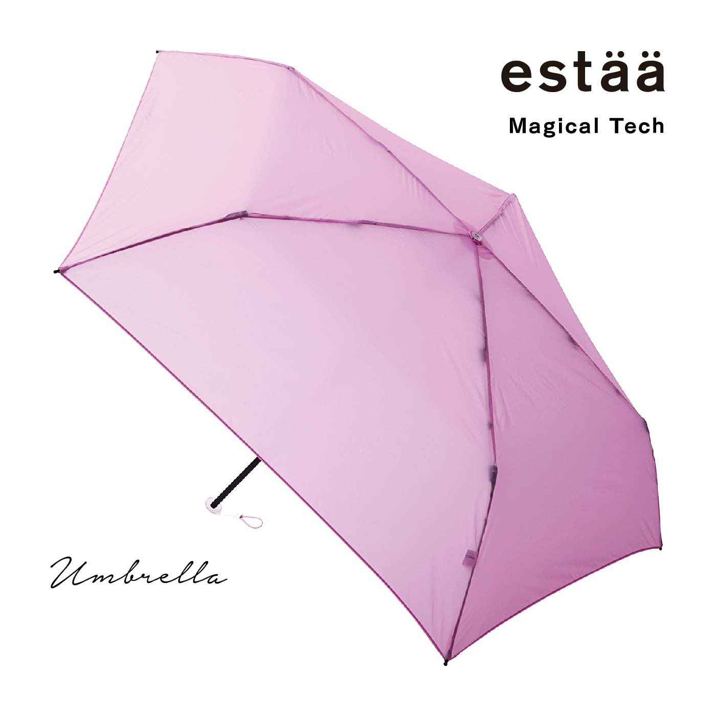 FELISSIMO PARTNERS|とにかく軽い６５ｇ　エスタマジカルテック折りたたみ傘