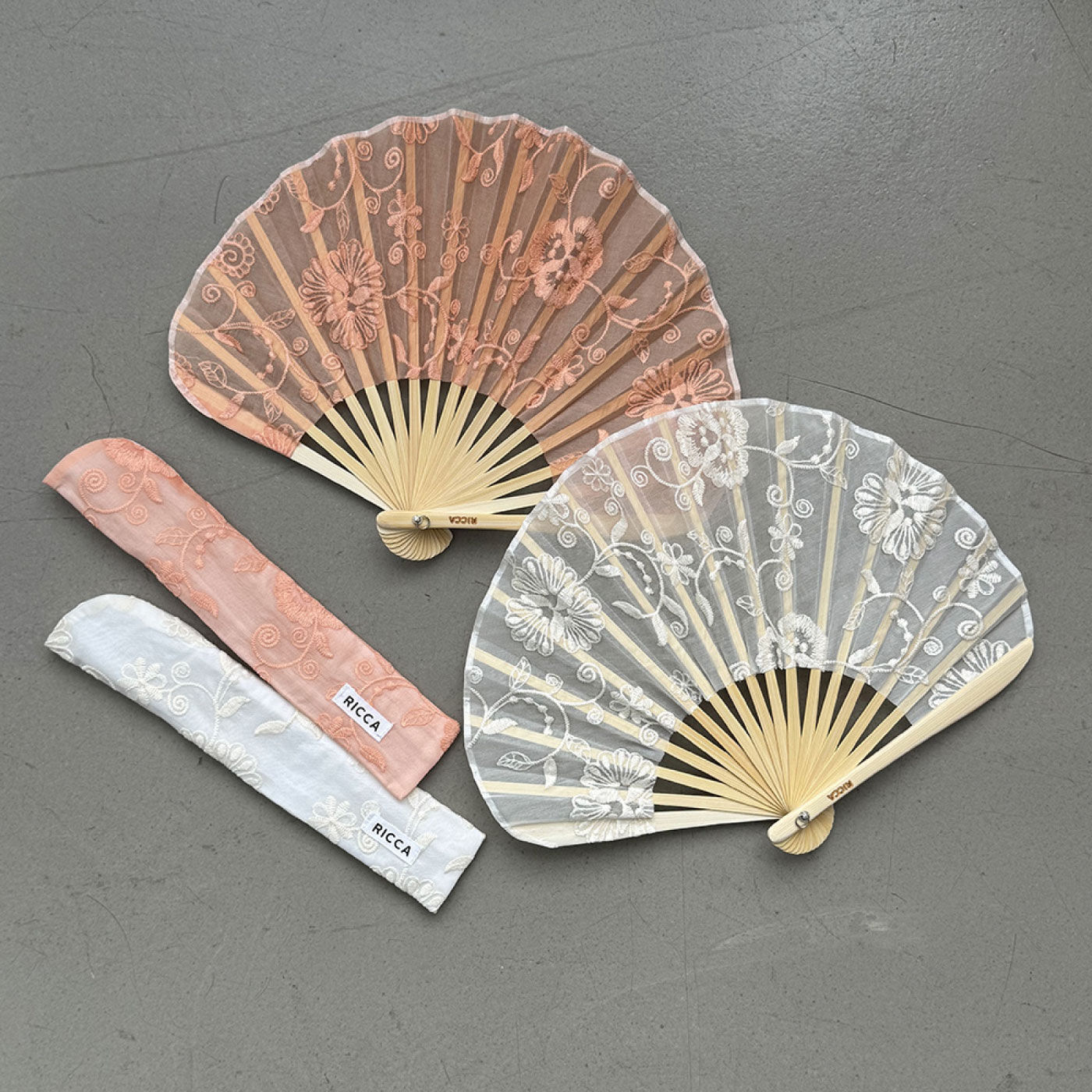 FELISSIMO PARTNERS|ＲＩＣＣＡ　クレール　美しい刺しゅうを楽しむ扇子
